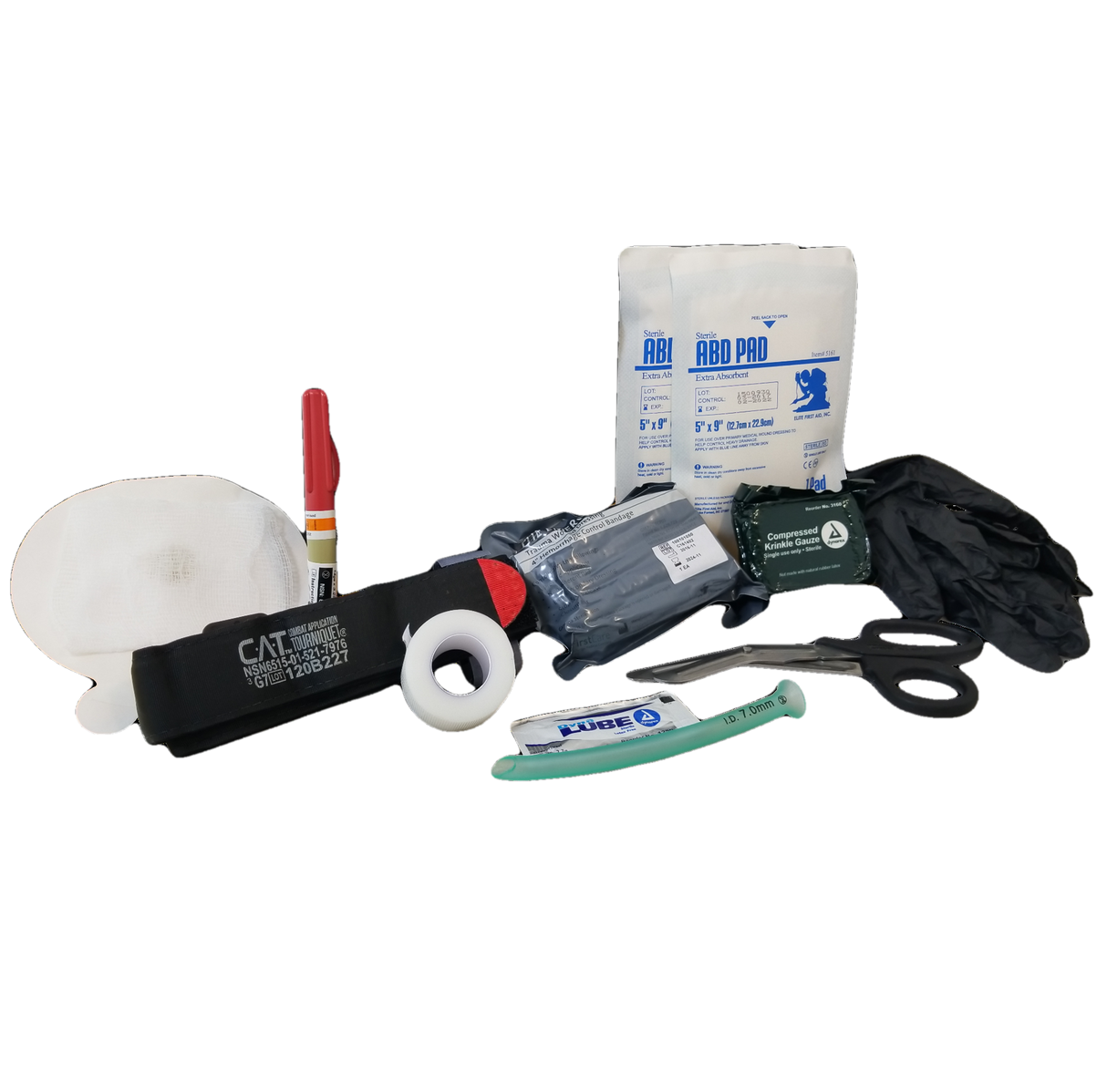Enhanced IFAK Pro Contents Only / N/A FA201C 1 Elite First Aid Kits US Made