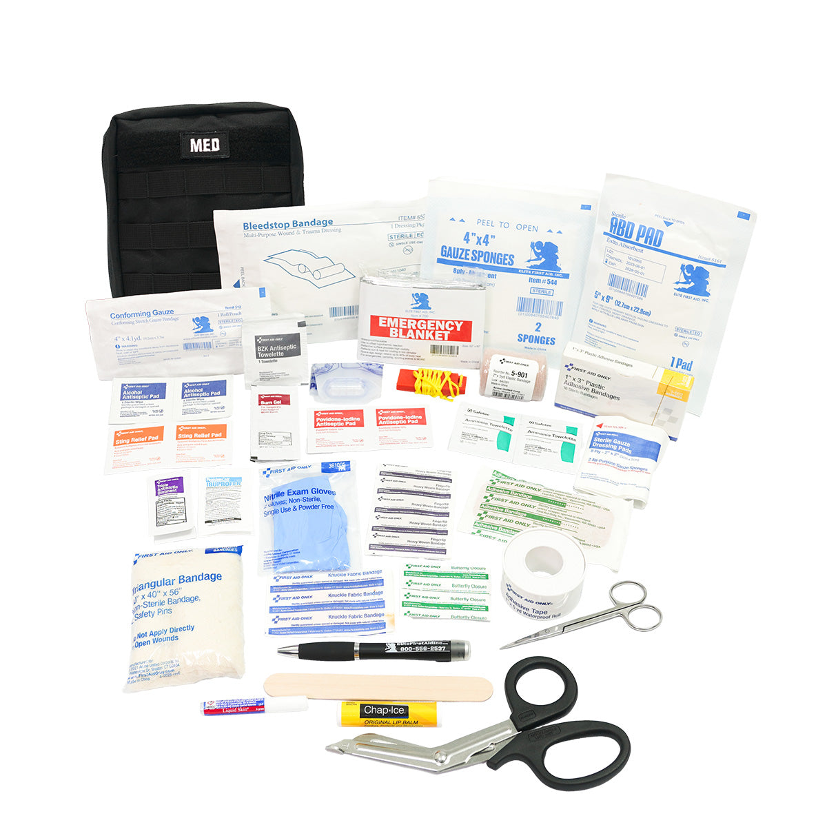 General Purpose Kit - First Aid - Contents Only / N/A - FA184C-1 Elite Kits