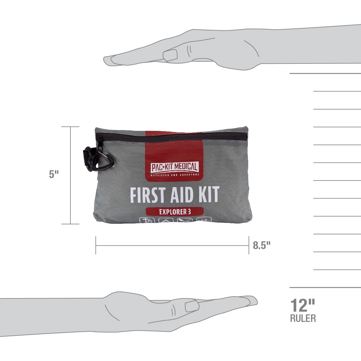 Large Explorer Watertight First Aid Kit 103 Pieces - Kits 96010 Elite