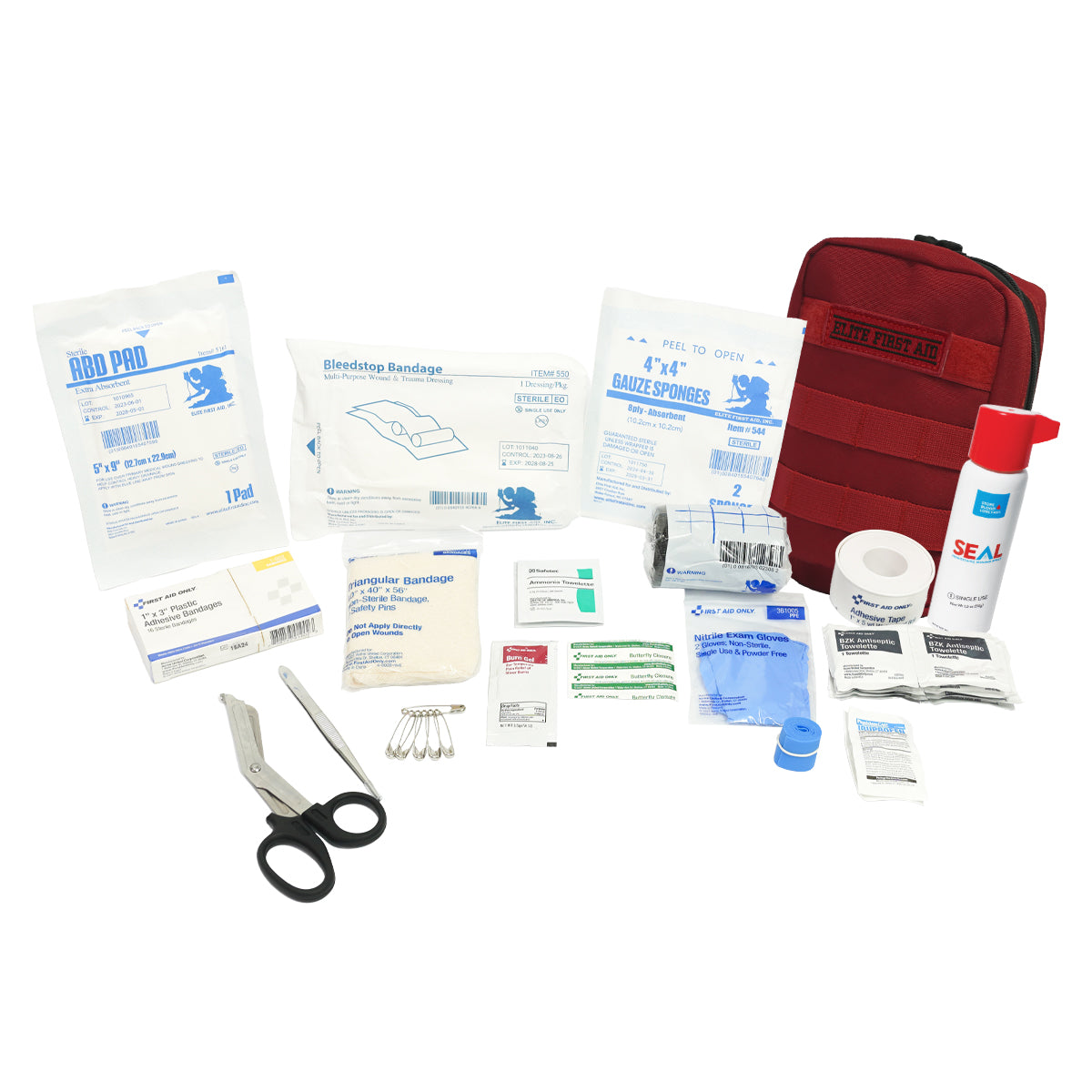 Tactical IFAK - SEAL - Elite First Aid Kits - US Made