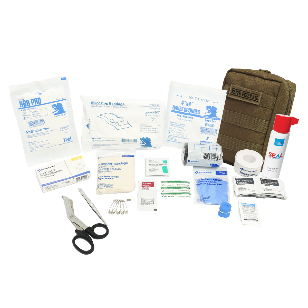 Tactical IFAK - SEAL - Elite First Aid Kits - US Made
