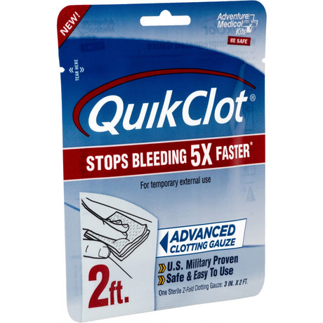 Adventure Medical Kits QuikClot Gauze 3’’ x 2’ 413 Elite First Aid