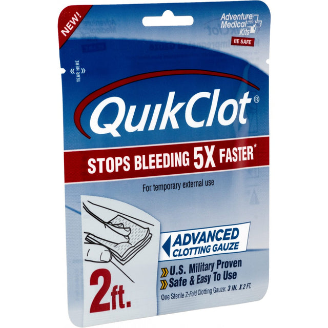 Adventure Medical Kits QuikClot Gauze 3’’ x 2’ 413 Elite First Aid