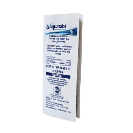 Aquatabs pack of 50 850 Elite First Aid Kits US Made