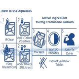Aquatabs pack of 50 850 Elite First Aid Kits US Made