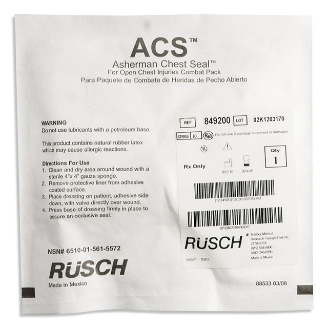 Asherman Chest Seal 620 Elite First Aid Kits US Made