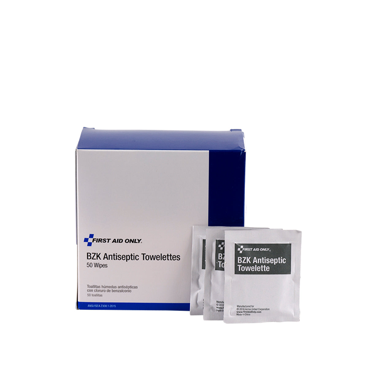 Elite First Aid BZK Antiseptic Wipe - US Made First