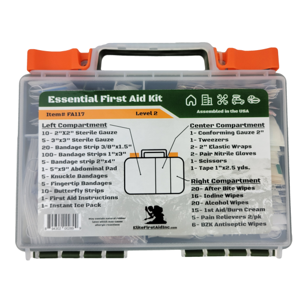 Essential First Aid Kit Level 2 FA117 Elite Kits