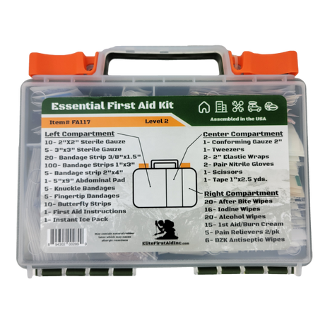 Essential First Aid Kit Level 2 FA117 Elite Kits