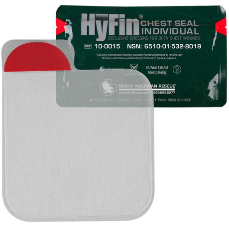 HyFin Chest Seal Individual 622 Elite First Aid Kits