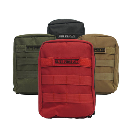 Military IFAK Advanced Full Kit / Black FA187B ADV Elite First Aid Kits US Made