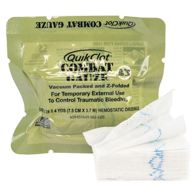 QuikClot Combat Gauze 415 OD Elite First Aid Kits US Made