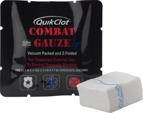 QuikClot Combat Gauze - Black - 415-OD Elite First Aid Kits - US Made