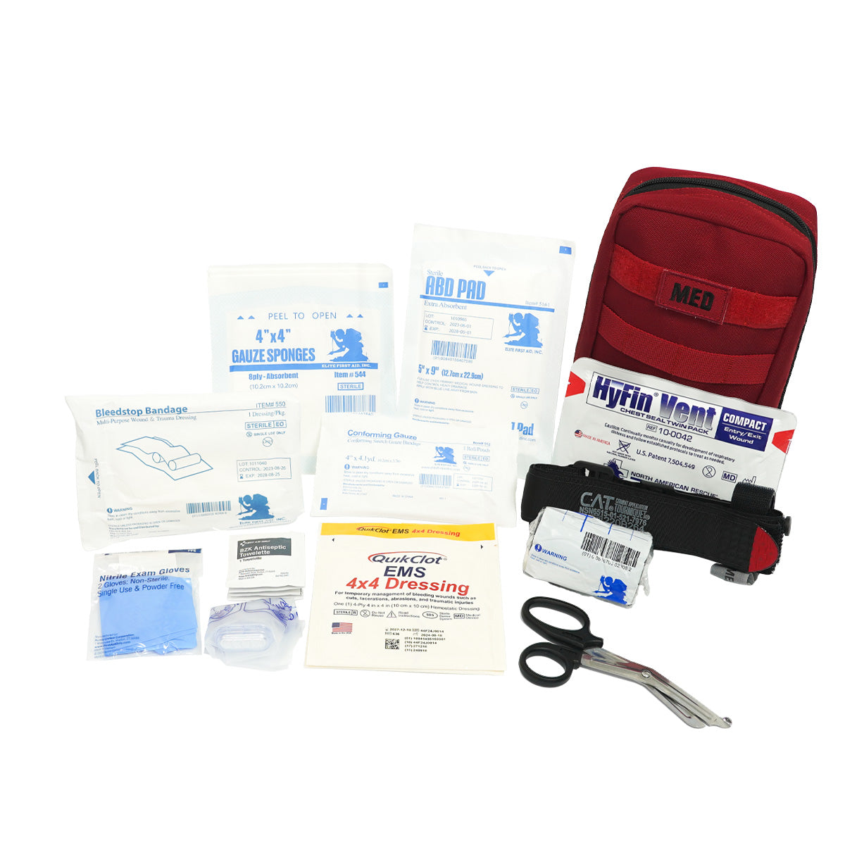 Tactical IFAK Pro Elite First Aid Kits US Made