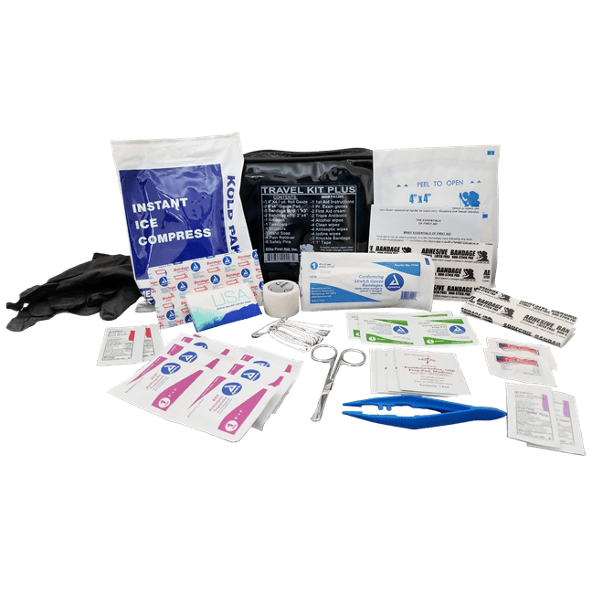 Travel Plus First Aid Kit FA129X Elite Kits US Made