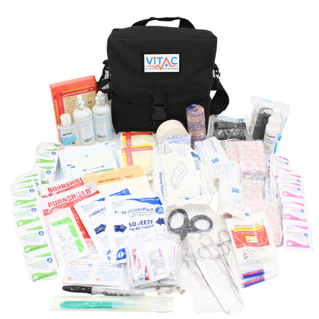 ViTac Advanced Home First Aid Kit Black VT351B Elite Kits