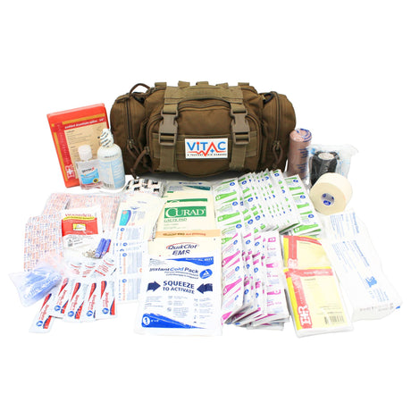 ViTac Basic Home First Aid Kit Tan VT331T Elite Kits