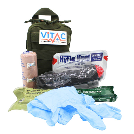 ViTac Everyday Carry EDC OD VT111G Elite First Aid Kits US Made